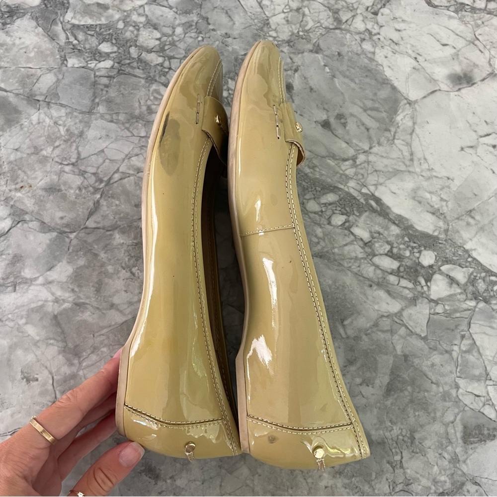 Geox Respira tan pointed flats - Picture 5 of 6
